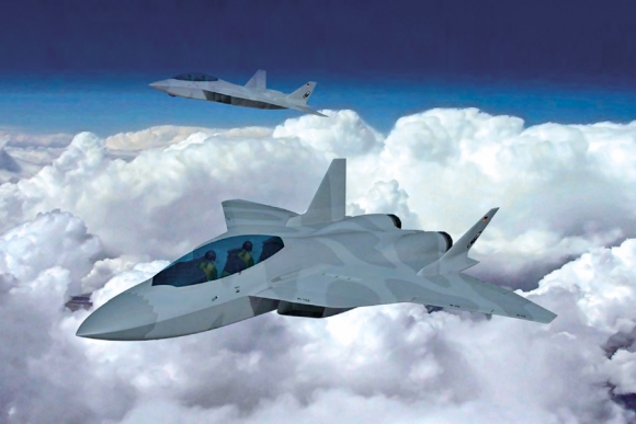 Перспективный авиационный боевой комплекс Next Generation Weapon System, предложенный в 2016 г. компанией Airbus для замены самолетов Tornado. Фото: Airbus