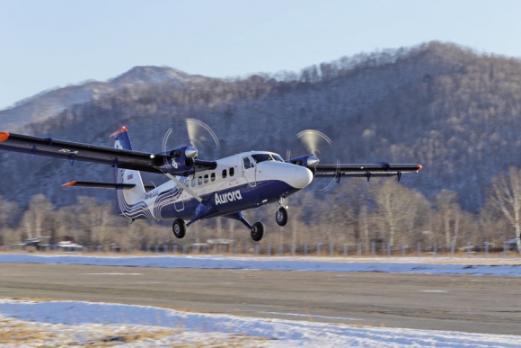 В январе 2017 г. дальневосточная авиакомпания «Аврора» получила свой третий самолет Twin Otter Series 400. Фото: Дмитрий Рудаков 