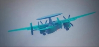 Один из опытных KJ-600 на взлете, фото появилось в китайском интернете в конце августа 2022 г.